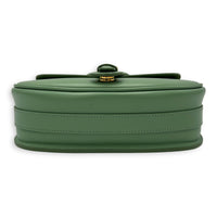 Christian Dior Bobby Crossbody Bag Green in Calfskin, Gold hardware_5