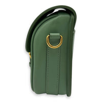 Christian Dior Bobby Crossbody Bag Green in Calfskin, Gold hardware_4