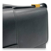 Montaigne Crossbody Bag Black in Calfskin, Gold hardware
