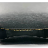 Montaigne Crossbody Bag Black in Calfskin, Gold hardware