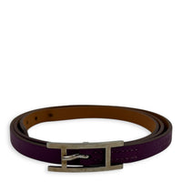 Hermès Behapi Double tour Purple in Calfskin, Palladium hardware_1