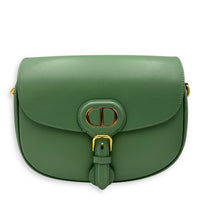 Christian Dior Bobby Crossbody Bag Green in Calfskin, Gold hardware_1