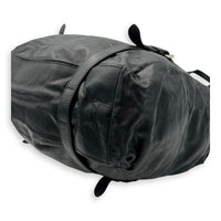 Prada Frame Shoulder Bag Black in Calfskin, Silver hardware_11