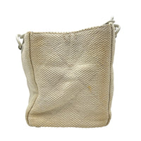 Chanel Vintage Shoulder Bag White in Canvas, Resin hardware_4