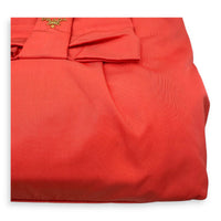 Prada Bow Salmon Top Handle Bag in Nylon, Gold hardware_6