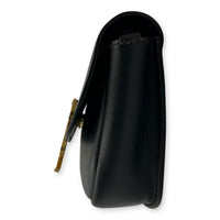 Kaia Crossbody Bag Black in Calfskin, Gold hardware