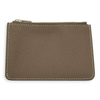 Constance Slim Compact Brown in Epsom, Palladium hardware