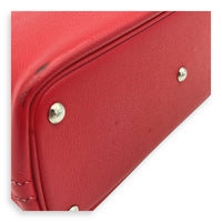 Bolide Red in Epsom, Silver hardware