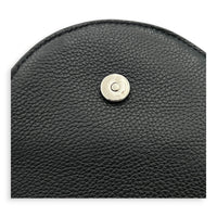 Saddle Shoulder Bag Blue in Jacquard, Silver hardware