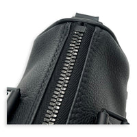 Keepall Top Handle Bag XS Black in Calfskin, black hardware