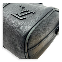 Keepall Top Handle Bag XS Black in Calfskin, black hardware