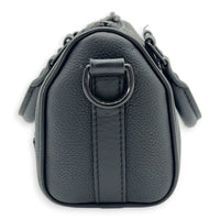 Keepall Top Handle Bag XS Black in Calfskin, black hardware