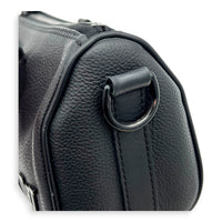 Keepall Top Handle Bag XS Black in Calfskin, black hardware