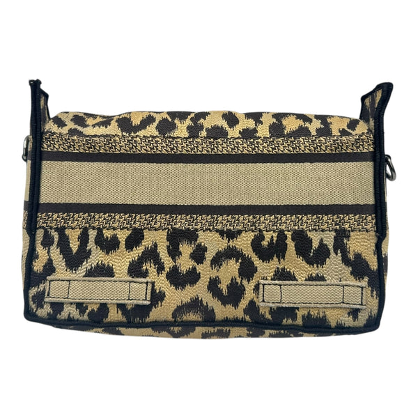 Diorcamp Shoulder Bag Beige in Canvas, Silver hardware