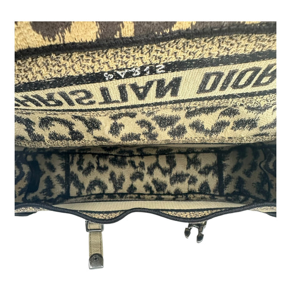 Diorcamp Shoulder Bag Beige in Canvas, Silver hardware