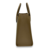 Interlocking G Tote Bag White in Coated Canvas, Gold hardware
