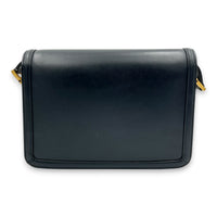 Solferino Crossbody Bag Black in Calfskin, Gold hardware