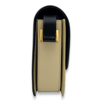 Solferino Crossbody Bag Black in Calfskin, Gold hardware