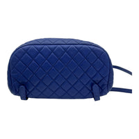 Urban Spirit Backpack Blue in Lambskin, Silver hardware