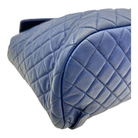 Urban Spirit Backpack Blue in Lambskin, Silver hardware