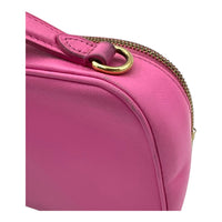 Utility Shoulder Bag Pink in Calfskin, Gold hardware