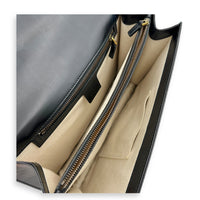 GG Marmont Shoulder Bag Black in Calfskin, Gold hardware