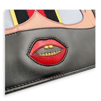 GG Marmont Shoulder Bag Black in Calfskin, Gold hardware