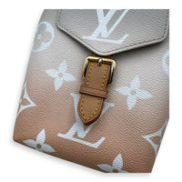 By The Pool Tiny Backpack Multi-colour in Monogram Coated Canvas, Gold hardware