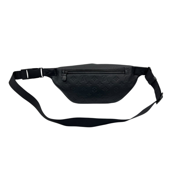 Discovery Bumbag Shadow Belt Bag Black in Calfskin, Black hardware
