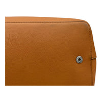 Travel Top Handle Bag Brown in Calfskin, Silver hardware