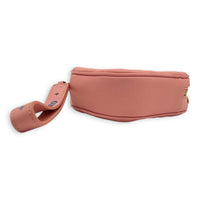 New Wave Love Lock Shoulder Bag Pink in Calfskin, Gold hardware