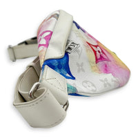 BumBag Belt Bag Monogram Water Colour in Monogram Coated Canvas, Silver hardware