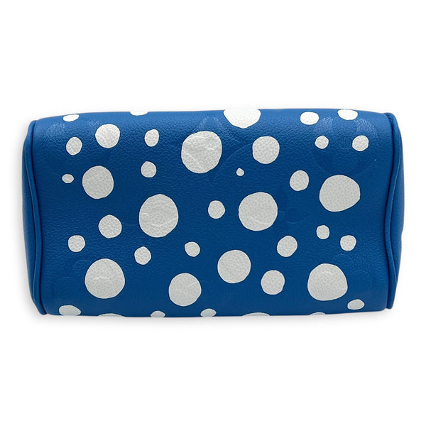 Speedy Bandouliere Top Handle Bag x Yayoi Kusama in Empreinte Leather, Silver hardware