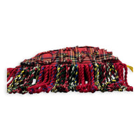 For Salone'18 Tartan Tote Bag Multi-colour in Canvas & Leather, Silver hardware