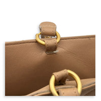 CC Tote Bag Beige in Calfskin, Gold hardware