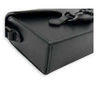 Horsebit 1955 Shoulder Bag Mini Black in Calfskin, Black hardware