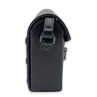 Horsebit 1955 Shoulder Bag Mini Black in Calfskin, Black hardware