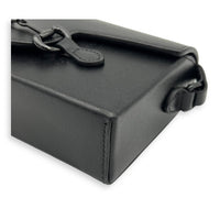 Horsebit 1955 Shoulder Bag Mini Black in Calfskin, Black hardware