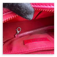 Gabrielle Small Pink Shoulder Bag in Calfskin, Mixed hardware
