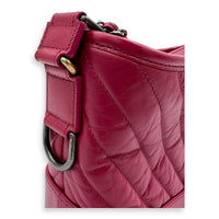 Gabrielle Small Pink Shoulder Bag in Calfskin, Mixed hardware