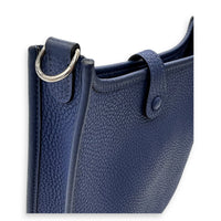 Evelyne Blue in Clemence, Silver hardware