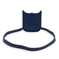Evelyne Blue in Clemence, Silver hardware