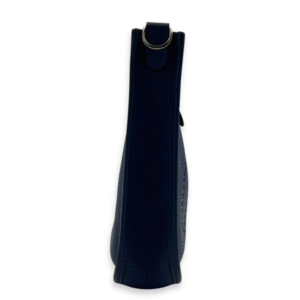 Evelyne Blue in Clemence, Silver hardware