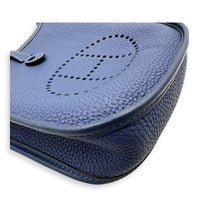 Evelyne Blue in Clemence, Silver hardware