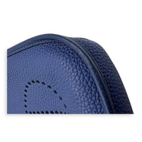 Evelyne Blue in Clemence, Silver hardware