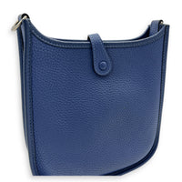 Evelyne Blue in Clemence, Silver hardware