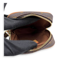 Game On Paname Set Brown Crossbody Bag in Monogram Coated Canvas, Gold hardware