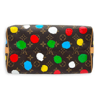 Speedy Bandouliere 25 Brown Top Handle Bag in Monogram Coated Canvas, Gold hardware
