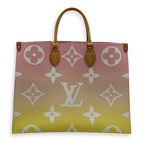 OnTheGo GM Multi-colour Tote Bag in Coated Canvas, Gold hardware