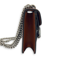 Dionysus Shoulder Bag Blue in Denim, Ruthenium hardware